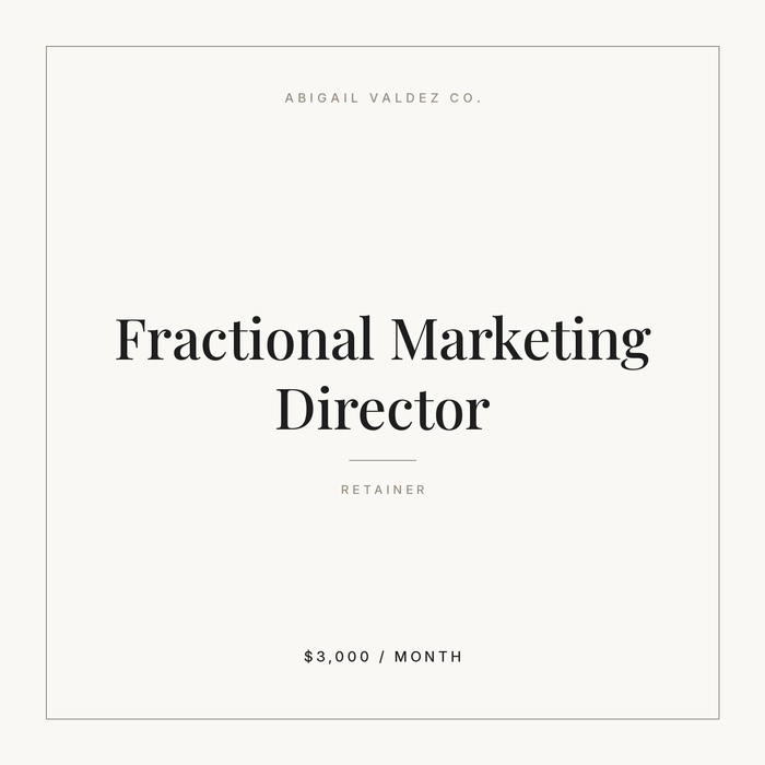 Fractional Marketing Director