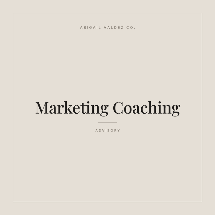 Marketing Coaching
