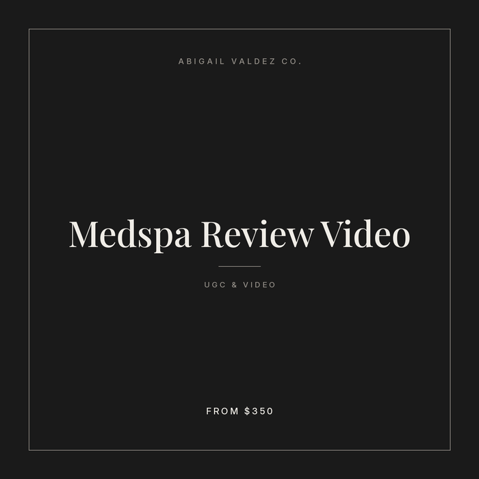 Medspa Review Video