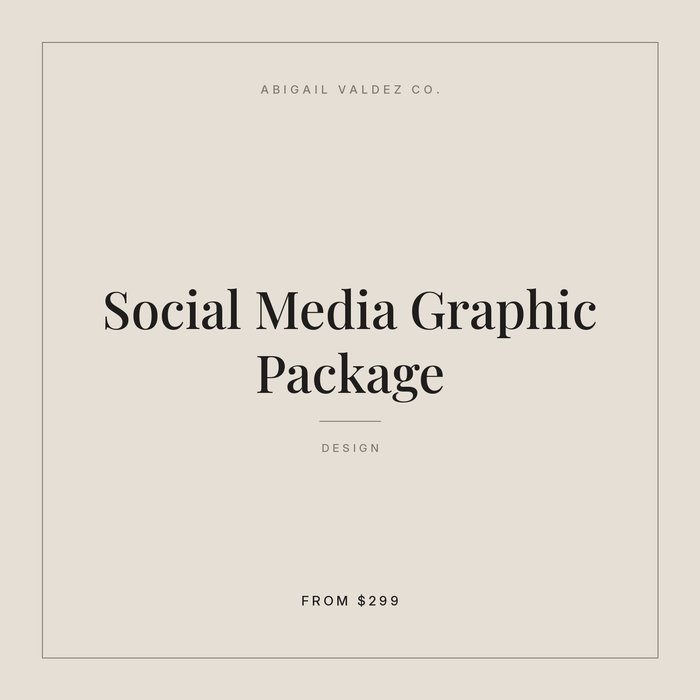 Social Media Graphic Package